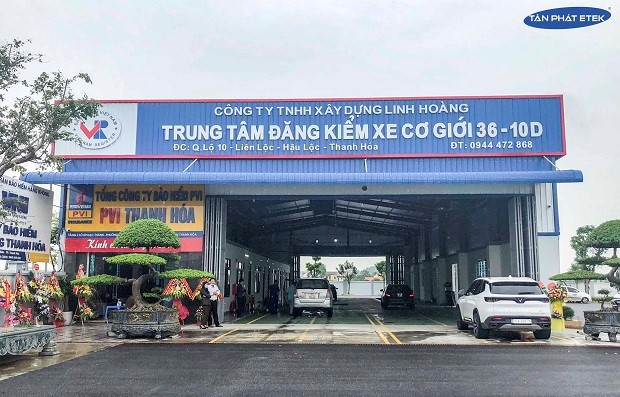 Trung tâm đăng kiểm 36-10D – Cty Linh Hoàng