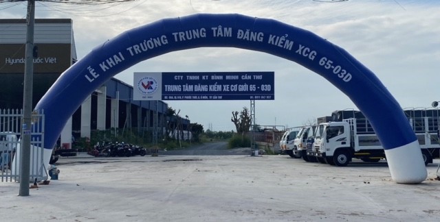 Công ty TNHH Bình Minh Cần Thơ – Trung tâm đăng kiểm 65-03D